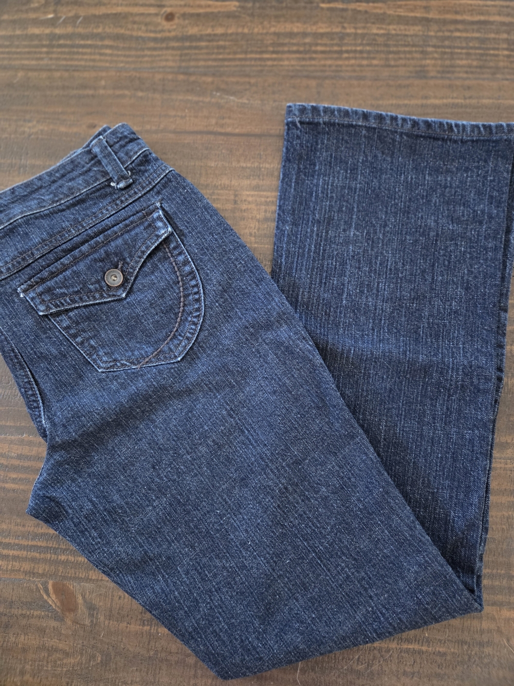 Nine West Dark Blue Boot Cut Jeans